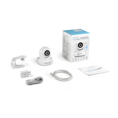 Amcrest UltraHD 2K (3MP/2304TVL) WiFi Video Security IP Camera (White)