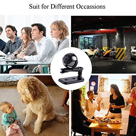 Mini Camera Ztcolife HD Portable Small Camera with Motion Activated and 6 LED Infrared Night Vision 12 Million Pixels Home Security Camera