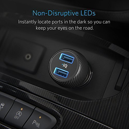 Anker Ultra-Compact 24W 2-Port Car Charger PowerDrive 2 Elite with PowerIQ Technology for iPhone X / 8 / 7 / 6s / Plus, iPad Air 2 / mini 3, Galaxy S Series, Note Series, LG, Nexus, HTC and MoreAnker Ultra-Compact 24W 2-Port Car Charger PowerDrive 2 Elite with PowerIQ Technology for iPhone X / 8 / 7 / 6s / Plus, iPad Air 2 / mini 3, Galaxy S Series, Note Series, LG, Nexus, HTC and MoreAnker Ultra-Compact 24W 2-Port Car Charger PowerDrive 2 Elite with PowerIQ Technology for iPhone X / 8 / 7 / 6s / Plus, iPad Air 2 / mini 3, Galaxy S Series, Note Series, LG, Nexus, HTC and MoreAnker Ultra-Compact 24W 2-Port Car Charger PowerDrive 2 Elite with PowerIQ Technology for iPhone X / 8 / 7 / 6s / Plus, iPad Air 2 / mini 3, Galaxy S Series, Note Series, LG, Nexus, HTC and More