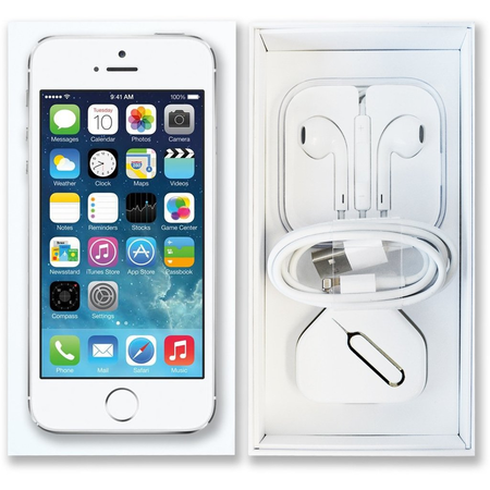Apple iPhone SE 32 GB Factory Unlocked, Silver (Certified Refurbished)