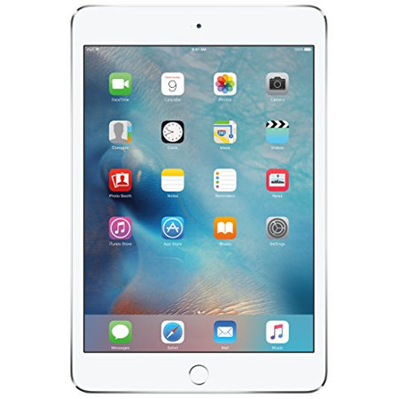 Apple iPad mini 4 (128GB, Wi-Fi + Cellular, Silver)