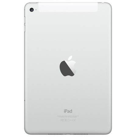 Apple iPad mini 4 (128GB, Wi-Fi + Cellular, Silver)