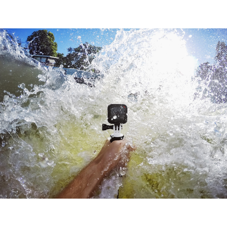 GoPro HERO5 Session Action Camera (4K Video, 10MP Photos) Bundle with 16GB MicroSD Card, Head Strap and QuickClip, and Floating Hand Grip