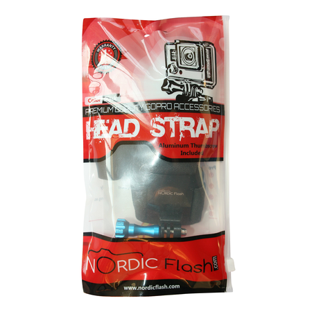 Head Strap Mount for GoPro Cameras - Headband Harness + Aluminum Thumbscrew - Fits ALL Go Pro Hero Models, HERO4, HERO3+ Black Edition, HERO3, HERO2, HERO1, HD & SJ4000 etc.