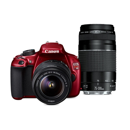 Canon EOS Rebel T5 18.0MP Digital SLR Camera Kit with EF-S 18-55mm IS II Lens - Red (Certified Refurbished)