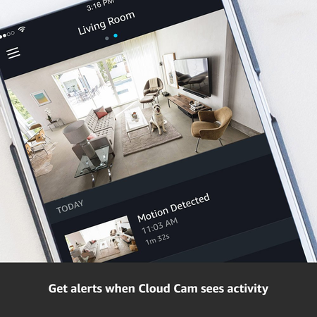 Máy quay giám sát Amazon Cloud Cam Indoor Security Camera, Works with Alexa