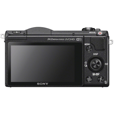 Sony Alpha a5100 HD 1080p Mirrorless Digital Camera Black + 16-50mm Lens Kit + 32GB Accessory Bundle + DSLR Photo Bag + Extra Battery + Wide Angle Lens + 2x Telephoto Lens + Flash + Remote + Tripod