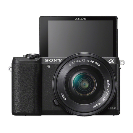 Sony Alpha a5100 Mirrorless Digital Camera w/ 16-50mm Lens & 64GB SD Card Bundle