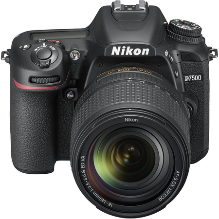 Nikon D7500 DSLR Camera with 18-140mm Lens 1582 + Nikon AF-P DX NIKKOR 70-300mm f/4.5-6.3G ED Lens + Sony 128GB SDXC Card + Digital Slave Flash + HDMI Cable + Carrying Case + Remote Bundle