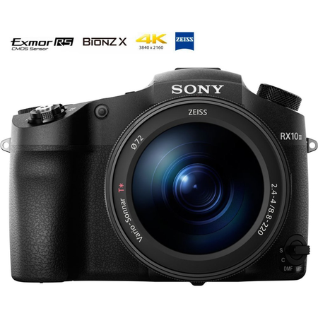 Sony DSC-RX10M III Cyber-shot 4K Video 20.1MP Digital Camera 64GB Memory Card Bundle includes Camera, Bag, 2 64GB SDXC Memory Cards, 72mm UV Filter, Batteries, Charger, Beach Camera Cloth and More