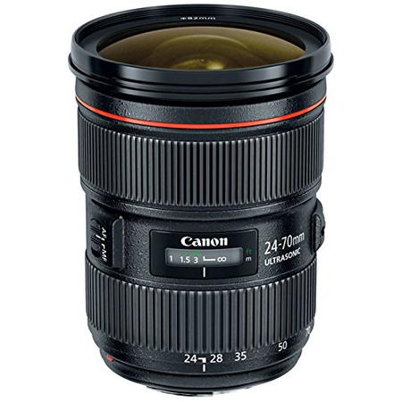 Ống Kính Canon EF 24-70mm f/2.8L II USM Professional Standard Zoom Lens + 7pc Bundle Deluxe Accessory Kit