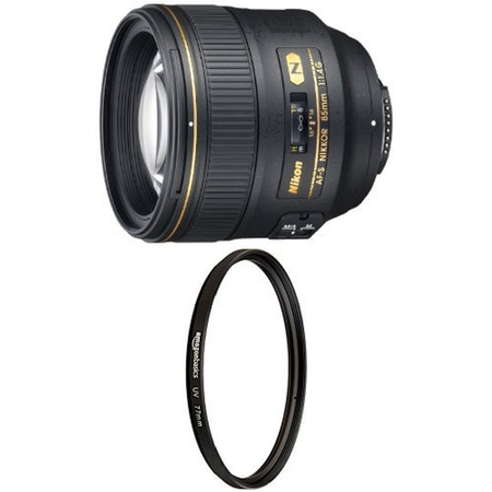 Ống kính Nikon AF-S FX NIKKOR 85mm f/1.4G Lens with Auto Focus for Nikon DSLR Cameras with UV Protection Lens Filter - 77 mm