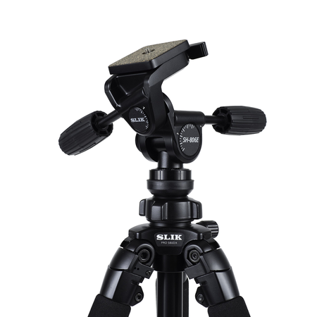 Chân máy ảnh SLIK Pro 580DX Tripod with 3-Way Head, Black (615-580)