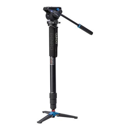 Chân máy Benro Aluminum 4 Series Twist-Lock Video Monopod Kit w/ 3-Foot Articulating Base and S4 Video Head (A48TDS4)