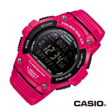Casio Ladies W-S220C-4BVCF "Tough Solar" Digital Watch