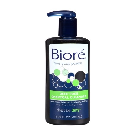 Biore Deep Cleansing Pore Charcoal 6.77oz Pump