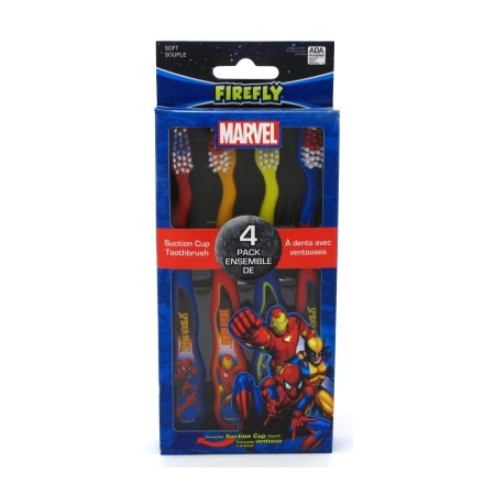 Dr. Fresh Toothbrush 4 Count Marvel Heroes