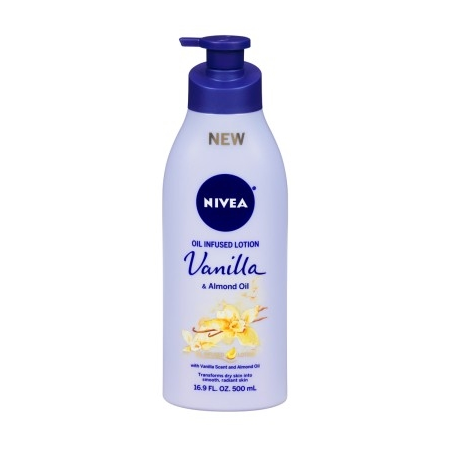 Nivea Lotion Oil-Infused Vanilla/Almond Oil 16.9oz Pump