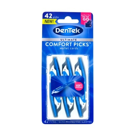 Dentek Comfort Picks Wallet Cards 42 Picks