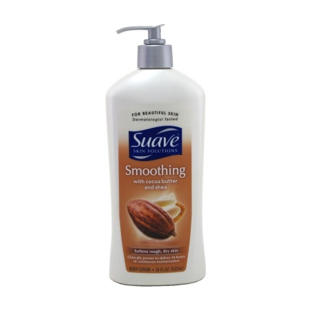 Suave Skin Lotion 18oz Pump Smoothing Cocoa Butter & Shea