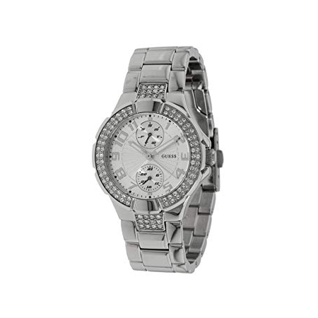 Đồng hồ GUESS U12003L1 Status In-the-Round Watch - Silver