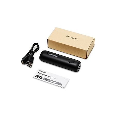 Spigen F703S Portable Battery 3350 mAh - Black - Box Packaging