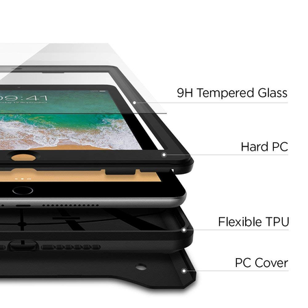 Spigen Tough Armor Tech Case for Apple iPad 9.7 - Black