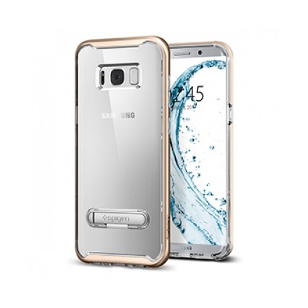 Spigen Crystal Hybrid Case for Samsung Galaxy S8+ – Gold Maple