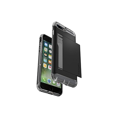 Spigen Crystal Wallet Case for Apple iPhone 7 Plus / 8 Plus - Black