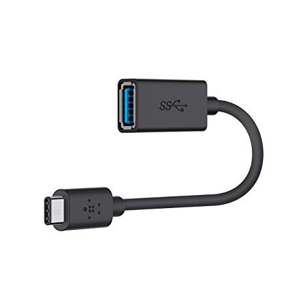 Dây cáp BELKIN USB-C to USB-A Adapter 14cm/5IN - 5 Gbps Black NEW