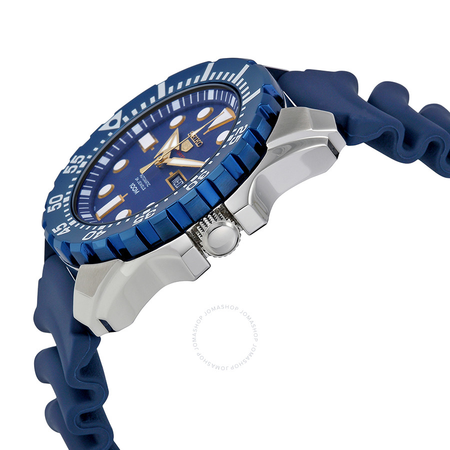 Seiko Diver Automatic Blue Dial Blue Rubber Men's Watch SRP605K2
