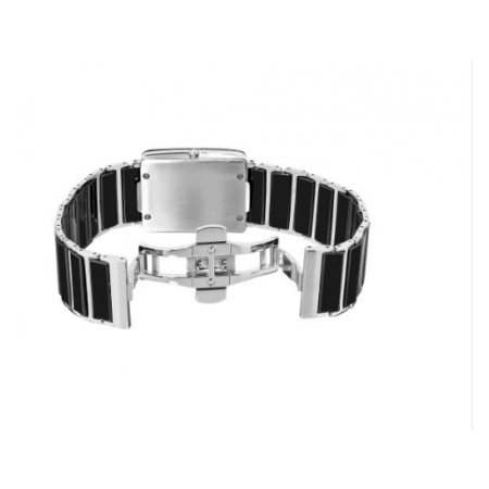 Đồng hồ Akribos XXIV Men's AK521BK Ceramic Rectangular Quartz Bracelet Watch