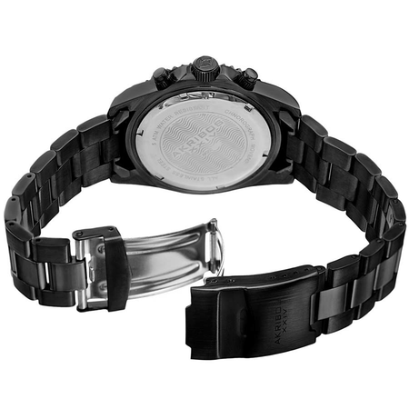 Akribos XXIV Black Dial Chronograph Men's Watch AK950BK