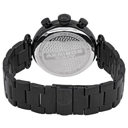 Akribos XXIV Grandiose Chronograph Black Dial Men's Watch AK764BK