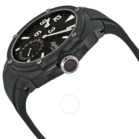 Alpina Automatic Black Dial Black Rubber Men's Watch AL-950LBB4FBAE6