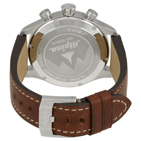 Alpina Starttimer Pilot Matte Military Green Dial Automatic Men's Chronograph Watch AL-725GR4S6