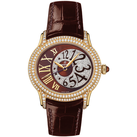 Audemars Piguet Millenary Automatic Diamond 18 kt Yellow Gold Ladies Watch 77302BA.ZZ.D094CR.01