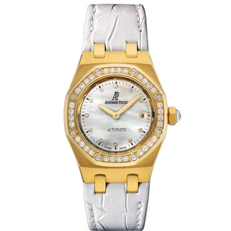 Audemars Piguet Royal Oak Automatic Diamond 18kt Yellow Gold Ladies Watch 77321BA.ZZ.D012CR.01