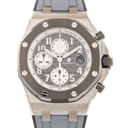 Audemars Piguet Royal Oak Offshore Chronograph Automatic Grey Dial Men's Watch 26470IO.OO.A006CA.01