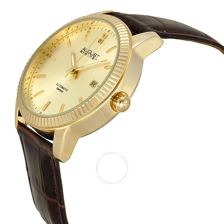August Steiner Gold-tone Men's Watch AS8025YG