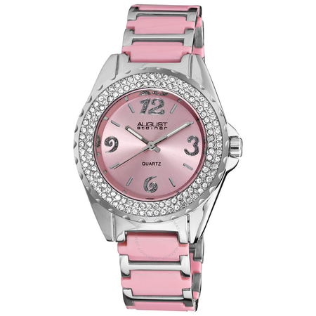 August Steiner Silver-tone Ladies Watch AS8036PK