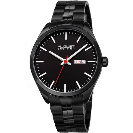 August Steiner Black Dial Men's Watch AS8271BK