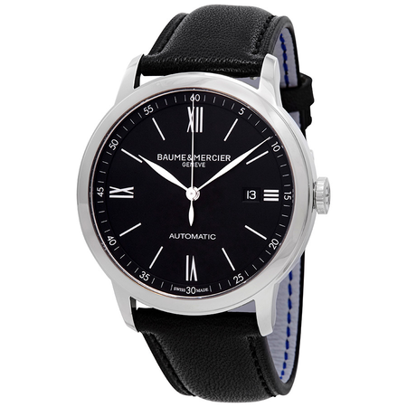 Baume et Mercier Classima Automatic Black Dial Men's Watch 10453