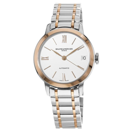 Baume et Mercier Classima Automatic Silver Dial Ladies Watch 10315