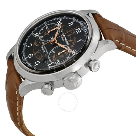 Baume et Mercier Baume and Mercier Capeland Flyback Chronograph Black Dial Men's Watch 10068