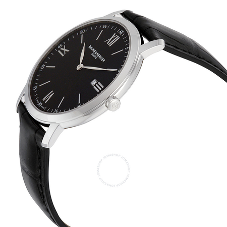 Baume et Mercier Baume and Mercier Classima Executives Black Dial Stainless Steel Men's Watch 10098