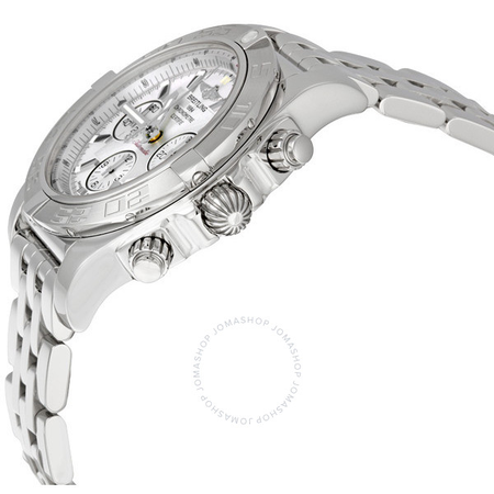 Breitling Chronomat B01 Silver Dial Chronograph Men's Watch AB011011-G684SS
