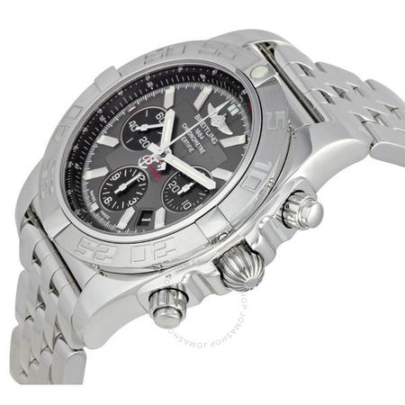 Breitling Chronomat Grey Dial Men's Watch SS AB011011-F546