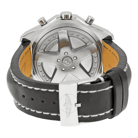 Breitling Bentley 6.75 Speed Grey Dial Black Leather Men's Watch A4436412-F544BKLT