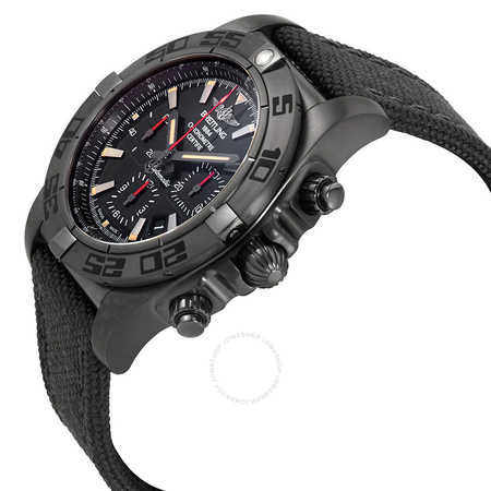 Breitling Chronomat 44 Black Dial Automatic Men's Watch MB0111C3-BE35GCVT MB0111C3-BE35-109W-M20BASA.1